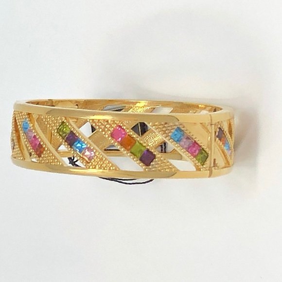 Personality 7" Gold Bracelet - Picture 2 of 2